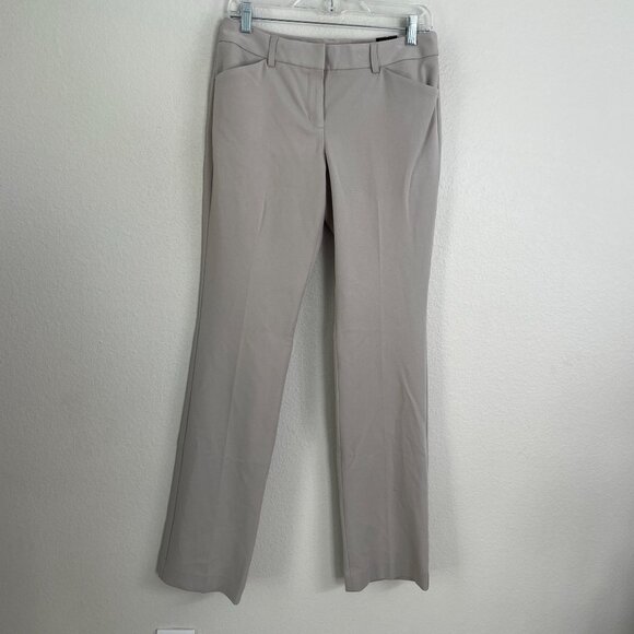 NEW Express Womens 6 Long Editor Barely Boot Pants Straight Trousers Work Career - Picture 1 of 11